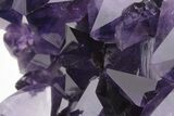 Dark Purple Amethyst Cluster - Large Points #206884-3